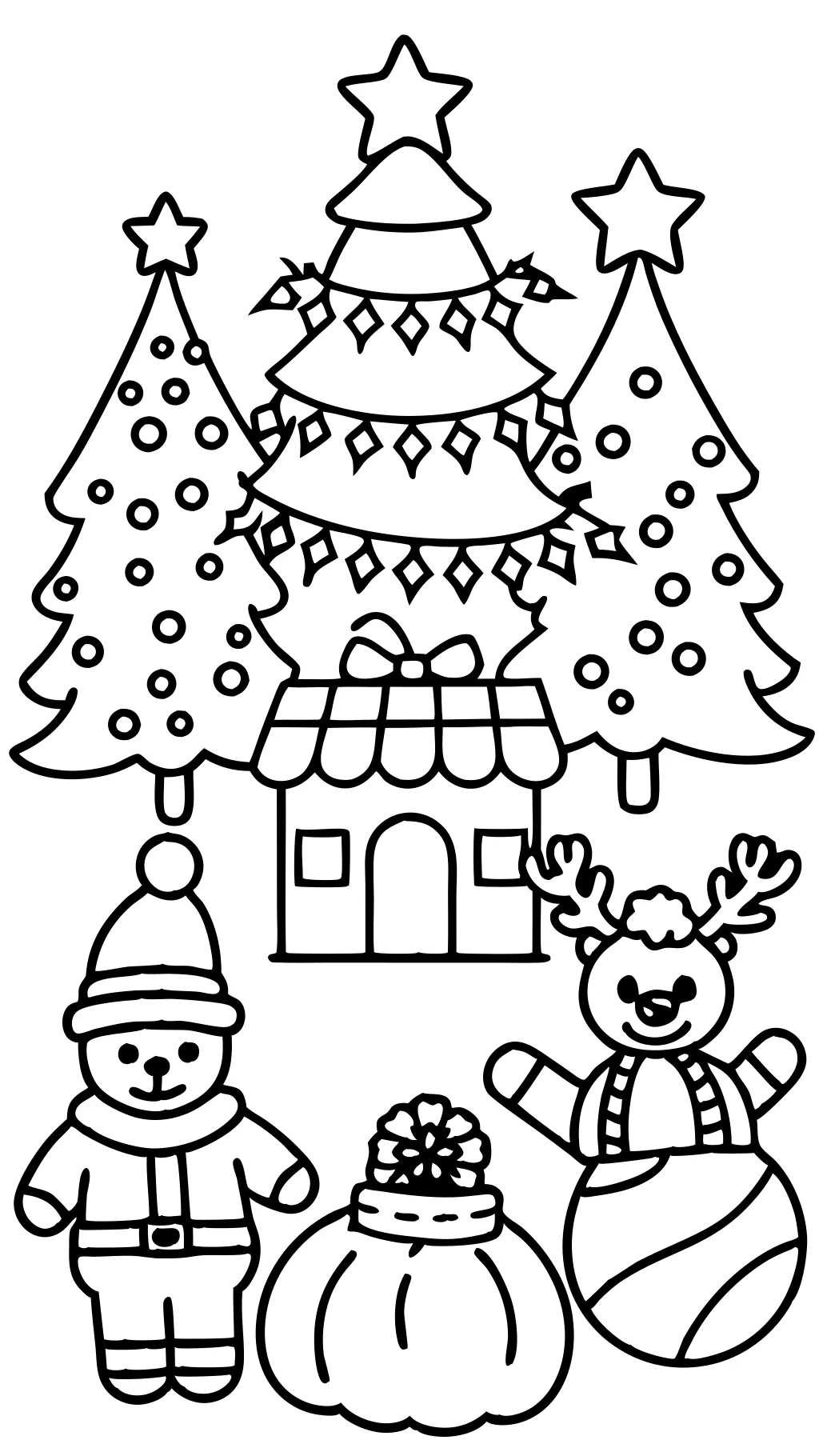 christmas day coloring pages